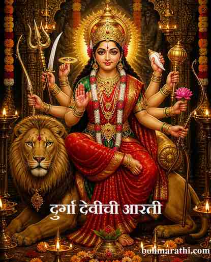 devichi aarti lyrics in marathi boli marathi