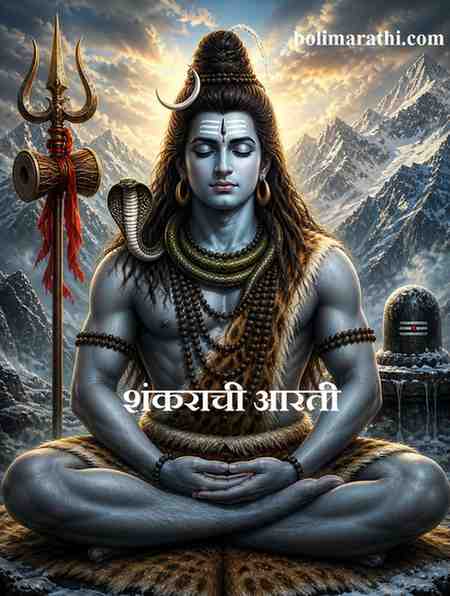 शंकराची आरती 3 shankarachi aarti marathi lyrics in marathi boli marathi