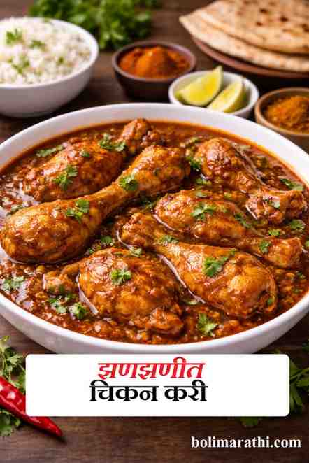 chicken curry recipe spicy in marathi boli marathi