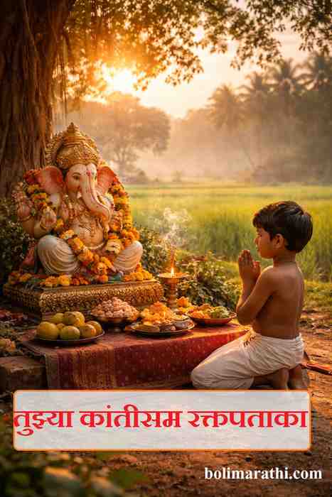 tujhya kantisam rakta pataka lyrics in marathi boli marathi
