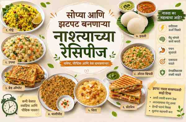 easy breakfast recipes in marathi boli marathi
